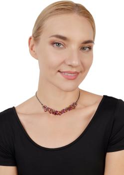 Coralline/Orange - Water Cascade necklace - Konplott